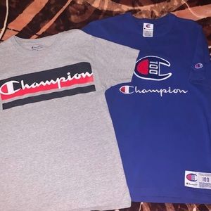 Two Champion Shirts